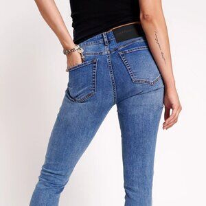 One Teaspoon Freebirds High Waist Stretch Skinny Denim Jeans- Size 30